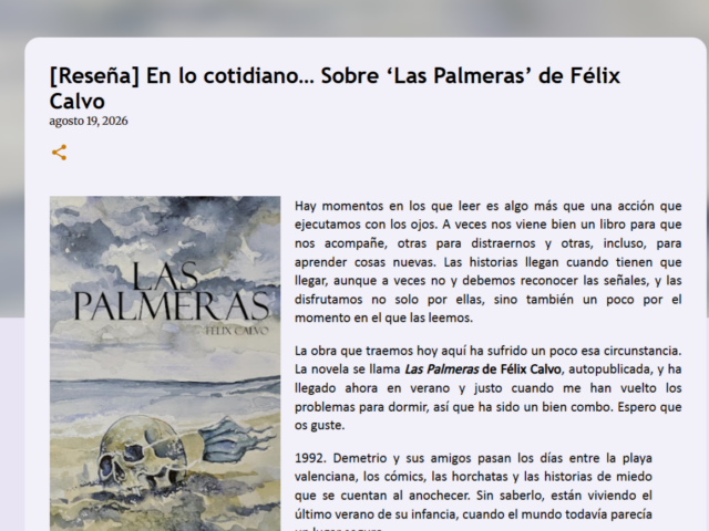 Pantallazo blog
